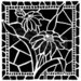 The Crafters Workshop - 6 x 6 Doodling Templates - Stained Glass Daisies