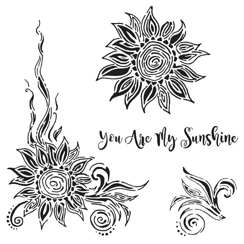 The Crafter's Workshop - 12 x 12 Doodling Templates - My Sunshine