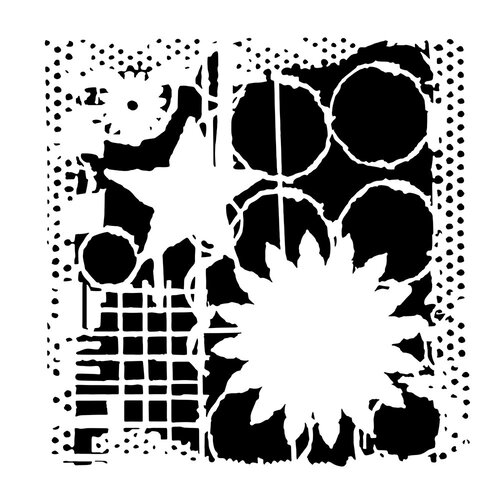 The Crafter's Workshop - 6 x 6 Stencils - Star and Flower