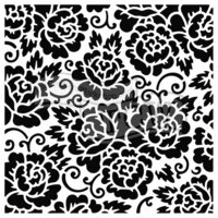 The Crafters Workshop - 6 x 6 Doodling Templates - Rose Garden