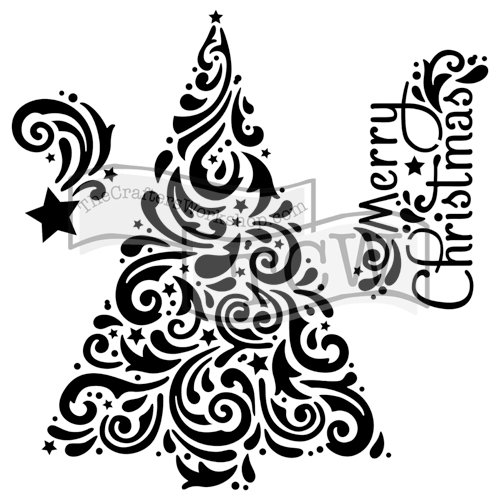 The Crafter's Workshop - 6 x 6 Doodling Templates - Christmas Tree