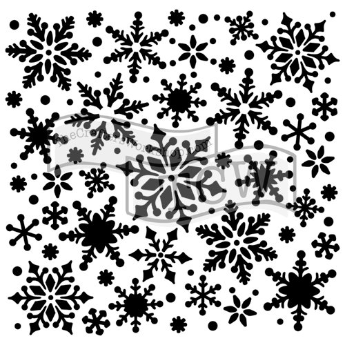 The Crafter's Workshop - 12 x 12 Doodling Templates - Snowflakes