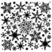 The Crafter's Workshop - 12 x 12 Doodling Templates - Snowflakes