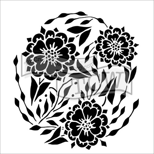 The Crafter's Workshop - 6 x 6 Doodling Templates - Flower Dance