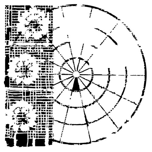 The Crafter's Workshop - 6 x 6 Stencils - Floral Radar