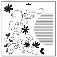 The Crafter's Workshop - 12 x 12 Doodling Templates - Swirls and Flowers