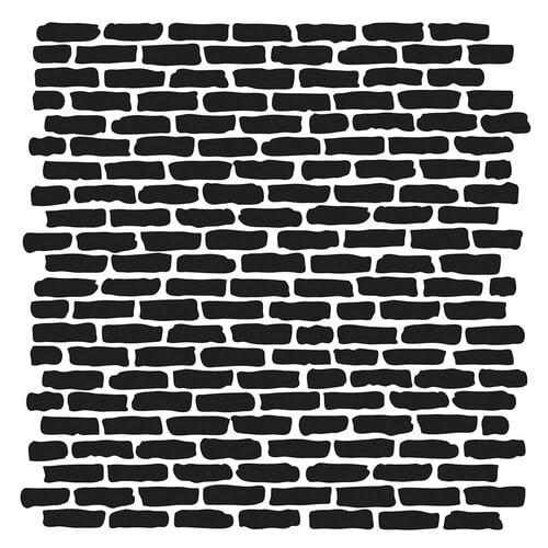 MFT - English Brick Stencil - 849923011256