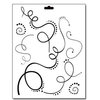 The Crafter's Workshop - 8.5 x 11 Doodling Templates - Swirls and Dots