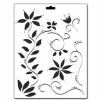 The Crafter's Workshop - 8.5 x 11 Doodling Templates - Floral Vines, CLEARANCE