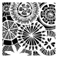 The Crafter's Workshop - 12 x 12 Doodling Templates - Floral Spectacle