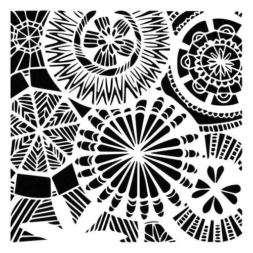 The Crafter's Workshop - 6 x 6 Doodling Templates - Floral Spectacle
