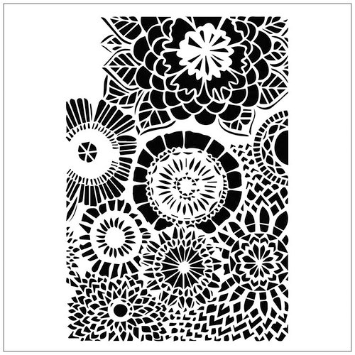 The Crafter's Workshop - 6 x 6 Doodling Templates - Wallflowers