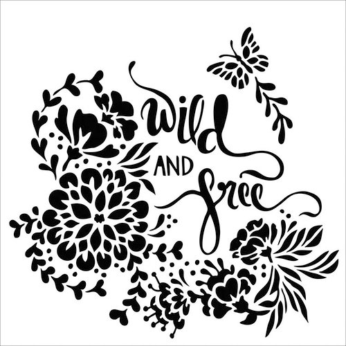 The Crafter's Workshop - 6 x 6 Doodling Templates - Wild and Free