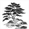 The Crafter's Workshop - 6 x 6 Stencils - Cypress Tree
