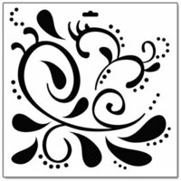 The Crafter's Workshop - 12x12 Doodling Templates - Paisley Swirl