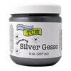 The Crafter's Workshop - Gesso - Silver - 8 Ounces