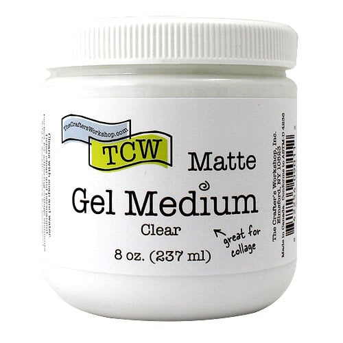 The Crafter's Workshop - Gel Medium - Matte - 8 Ounces