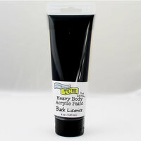 The Crafters Workshop - Heavy Body Paint - Black Licorice - 4 Ounces