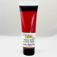 The Crafters Workshop - Heavy Body Paint - Candy Apple Red - 4 Ounces