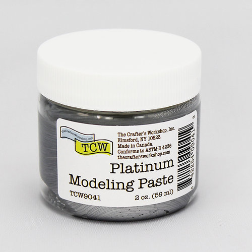 The Crafter's Workshop - Modeling Paste - Platinum - 2 Ounces