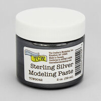 The Crafter's Workshop - Modeling Paste - Sterling Silver - 2 Ounces