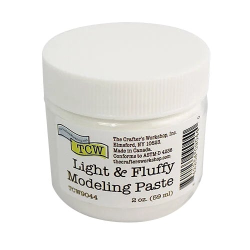 The Crafters Workshop 2 Ounces Light and Fluffy Modeling Paste