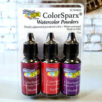 The Crafter's Workshop - ColorSparx Watercolor Powders - Berry Punch
