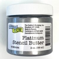 The Crafter's Workshop - Stencil Butter - Platinum
