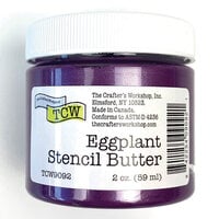 The Crafter's Workshop - Stencil Butter - Eggplant