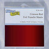 The Crafter's Workshop - Foil Transfer Sheets - Crimson Red