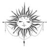 The Crafter's Workshop - 12 x 12 Stencils - Celestial Sun