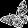 The Crafter's Workshop - 6 x 6 Stencils - Joyous Butterfly
