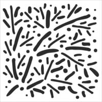 The Crafter's Workshop - 12 x 12 Stencils - Scattered Branches