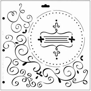The Crafter's Workshop - 12x12 Doodling Templates - Regal Flourish, CLEARANCE