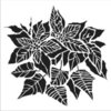 The Crafter's Workshop - 12 x 12 Stencils - Poinsettia