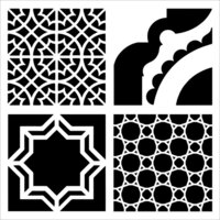 The Crafter's Workshop - 12 x 12 Stencils - Marrakesh Tiles