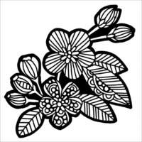 The Crafter's Workshop - 12 x 12 Stencils - Apple Blossom