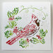 The Crafter's Workshop - 6 x 6 Stencils - Holly Cardinal
