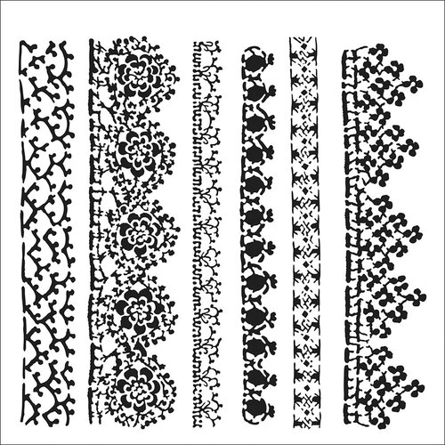 The Crafter's Workshop - 6 x 6 Stencils - Crochet Lace