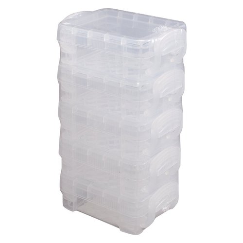 Storage Studios - Super Stacker Bitty Box - Clear - 5 Pack