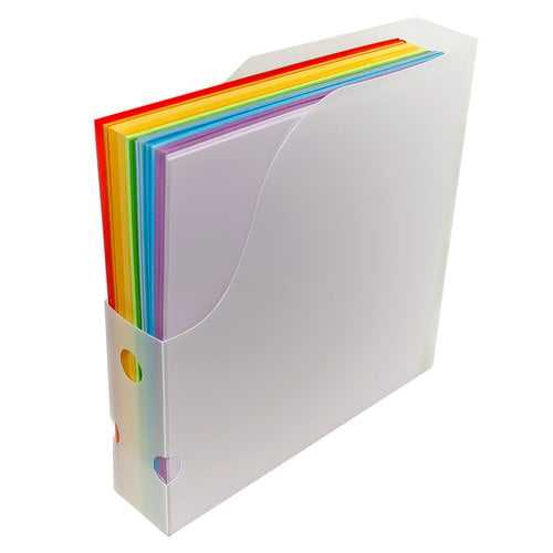 24 Pcs 12X12 Scrapbook Paper Storage Organizer - Clear Plastic Paper Holder