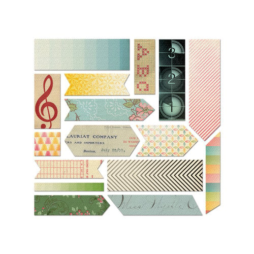 Cosmo Cricket - Summer Love and Sweet Disposition Collections - Fabric Stickers