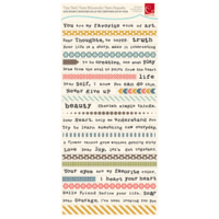 Cosmo Cricket - Cardstock Stickers - Tiny Text - Life Story