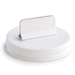 Cosmo Cricket - Show Toppers - White Mason Jar Lid with White Clip