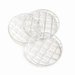 Cosmo Cricket - Show Toppers - Mason Jar Grid Lids - White - 3 Pack