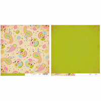 Advantus - The Girls Paperie - Paper Girl Collection - 12 x 12 Double Sided Paper - Paisley