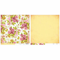 Advantus - The Girls Paperie - Paper Girl Collection - 12 x 12 Double Sided Paper - Cabbage Rose