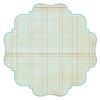 Advantus - The Girls Paperie - Paper Girl Collection - 12 x 12 Die Cut Paper - Blue Ledger