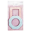 Advantus - The Girls Paperie - Paper Girl Collection - Metal Frames - Shabby Pink and Aqua, CLEARANCE