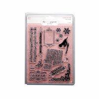 The Girls Paperie - Tinsel and Twig Collection - Christmas - Clear Acrylic Stamps - Tinsel and Twig